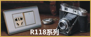 不銹鋼拉絲面板開(kāi)關(guān)R118系列